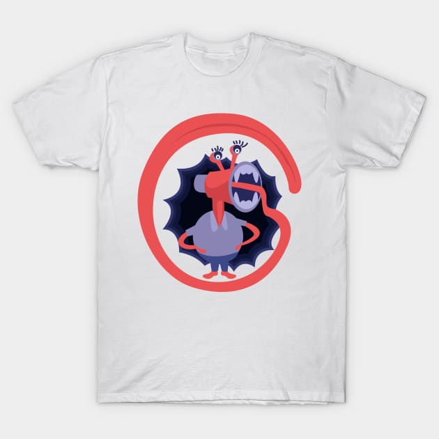 Loud Speaker Monster T-Shirt by RJ-Creative Art